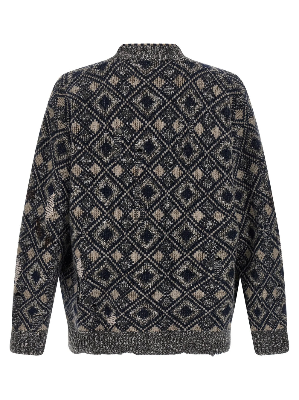 WALES BONNER Multicolor Merino Wool Cardigan - XL