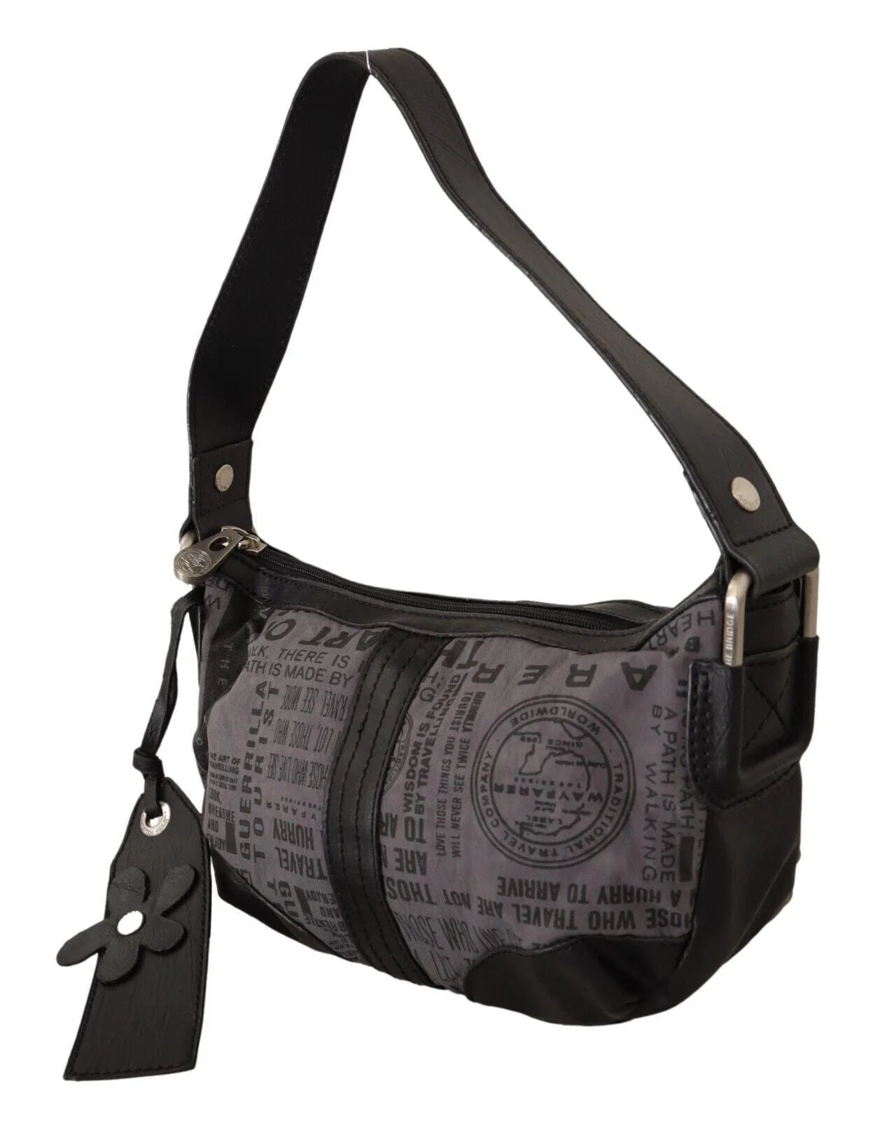WAYFARER Gray Printed Handbag Shoulder Purse Fabric Bag - Shoulder Bags