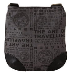 WAYFARER Gray Printed Logo Shoulder Crossbody Purse Bag - Cross Body Bags