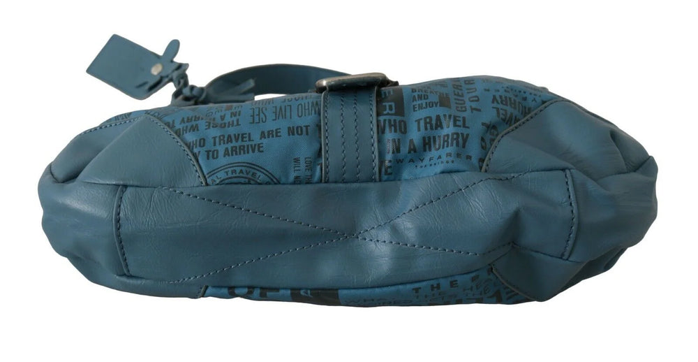 WAYFARER Shoulder Handbag Printed Purse Women Blue - Shoulder Bags