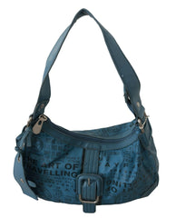 WAYFARER Shoulder Handbag Printed Purse Women Blue - Shoulder Bags