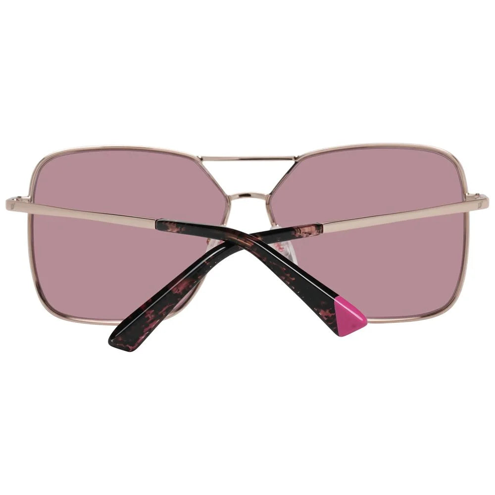 Web Rose Gold Women Sunglass - Sunglasses