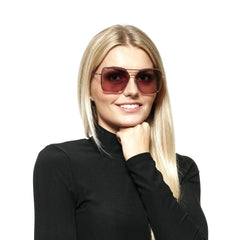 Web Rose Gold Women Sunglass - Sunglasses