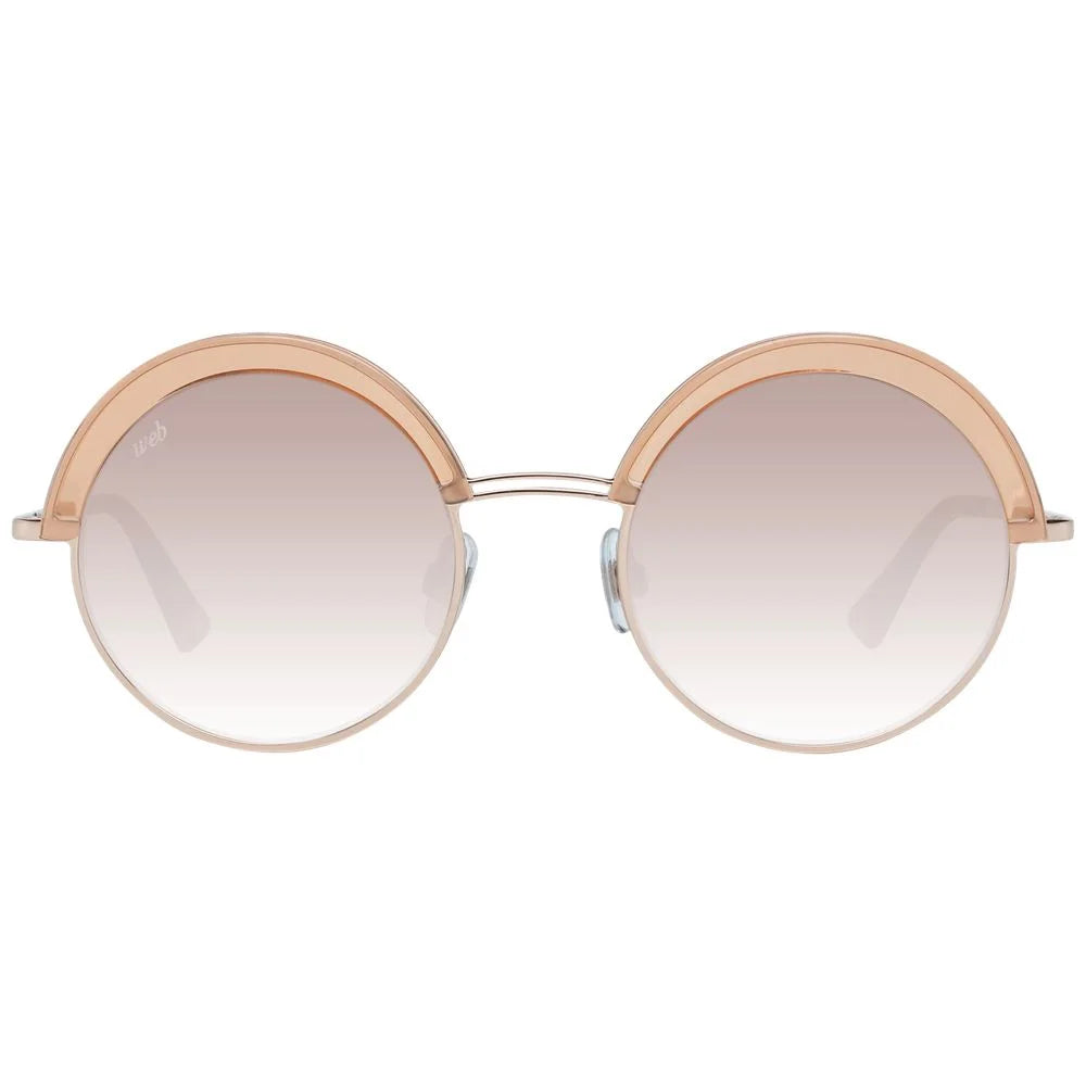 Web Rose Gold Women Sunglass - Sunglasses