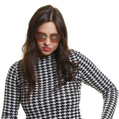 Web Rose Gold Women Sunglass - Sunglasses