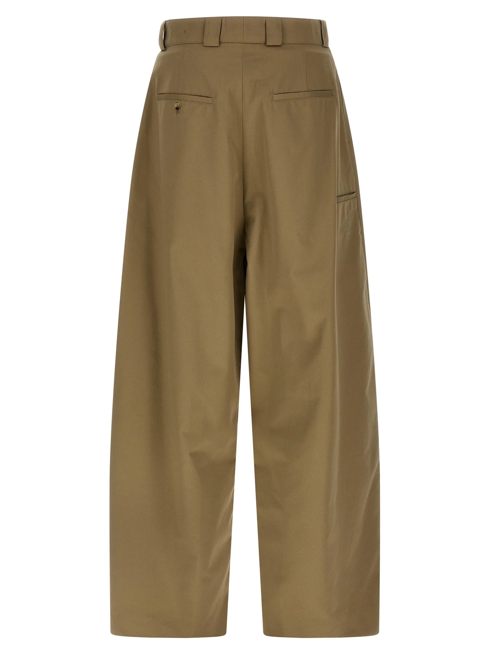 WILLY CHAVARRIA Beige Polyester Chino Pants - W30