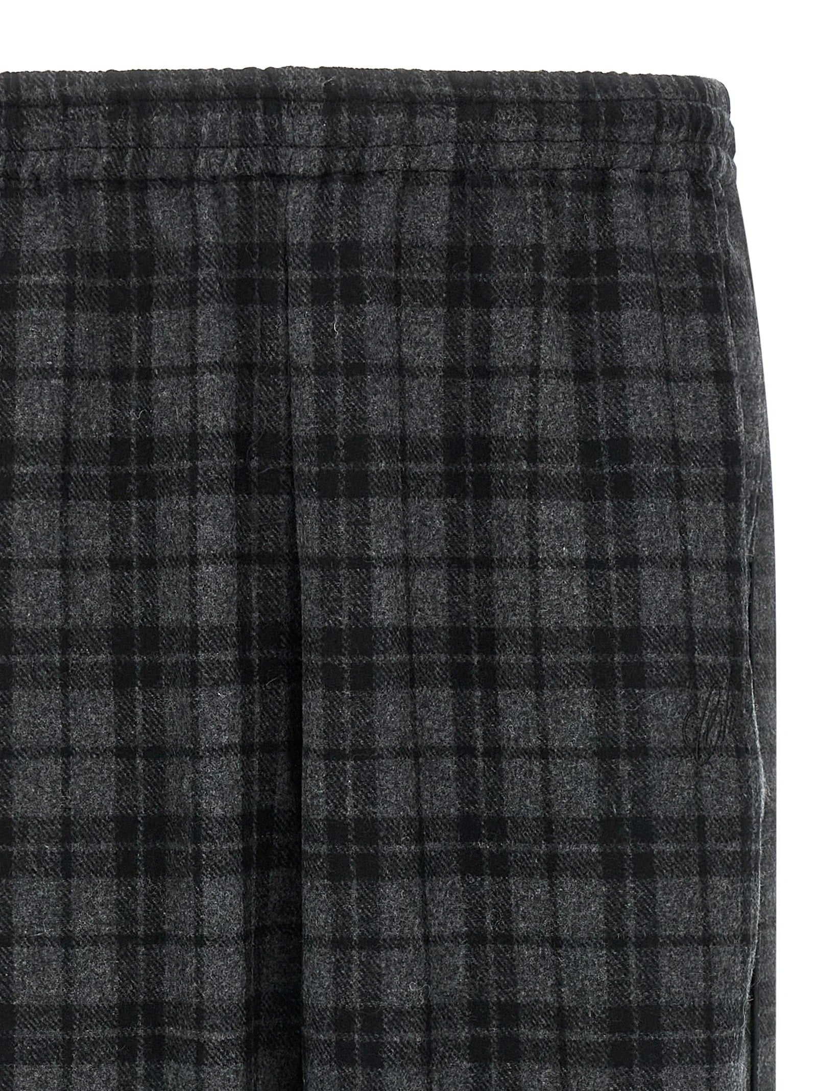 WILLY CHAVARRIA Gray Wool Casual Pants - M