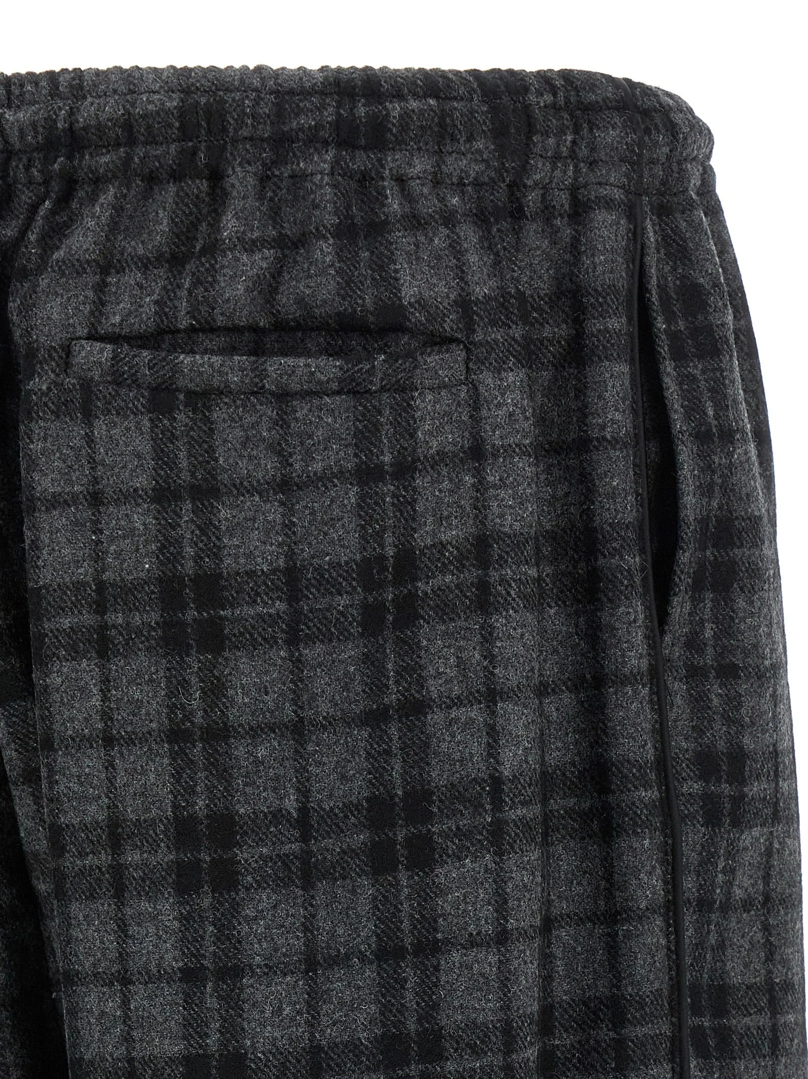 WILLY CHAVARRIA Gray Wool Casual Pants - M