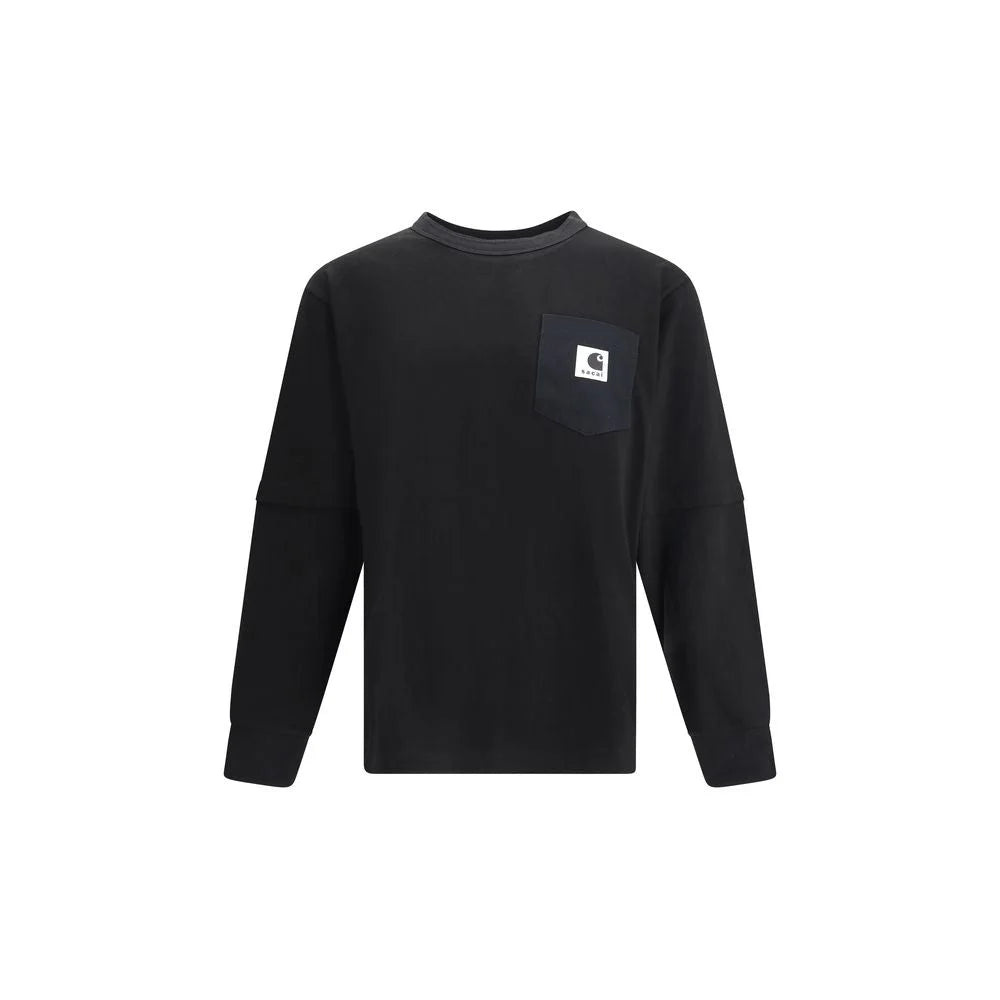 WIP Cotton Jersey L/S T-Shirt by Sacai x Carhartt - T-Shirts