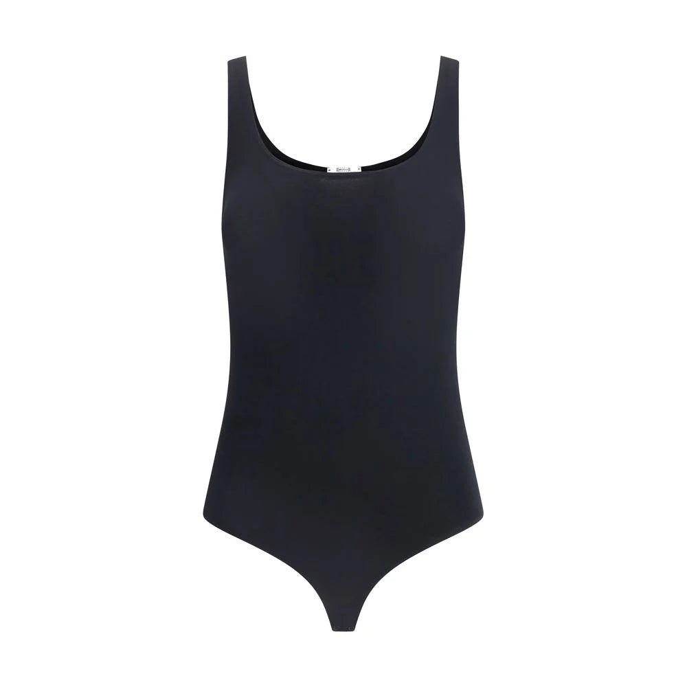 Wolford Black Cotton Top