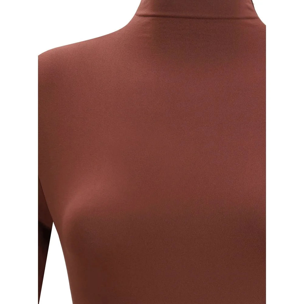 Wolford Bordeaux Polyamide Top