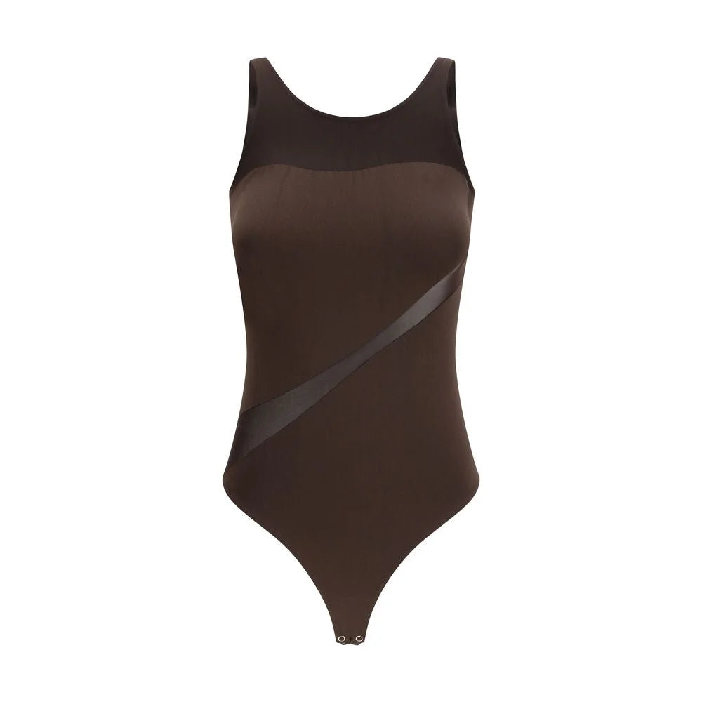 Wolford Brown Polyamide Bodysuit