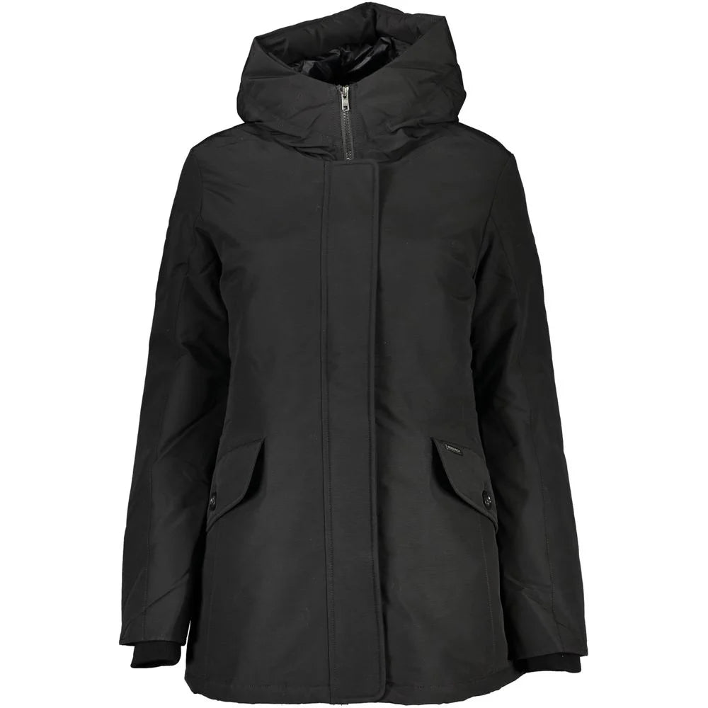 Woolrich Black Cotton Jackets & Coat - Parkas