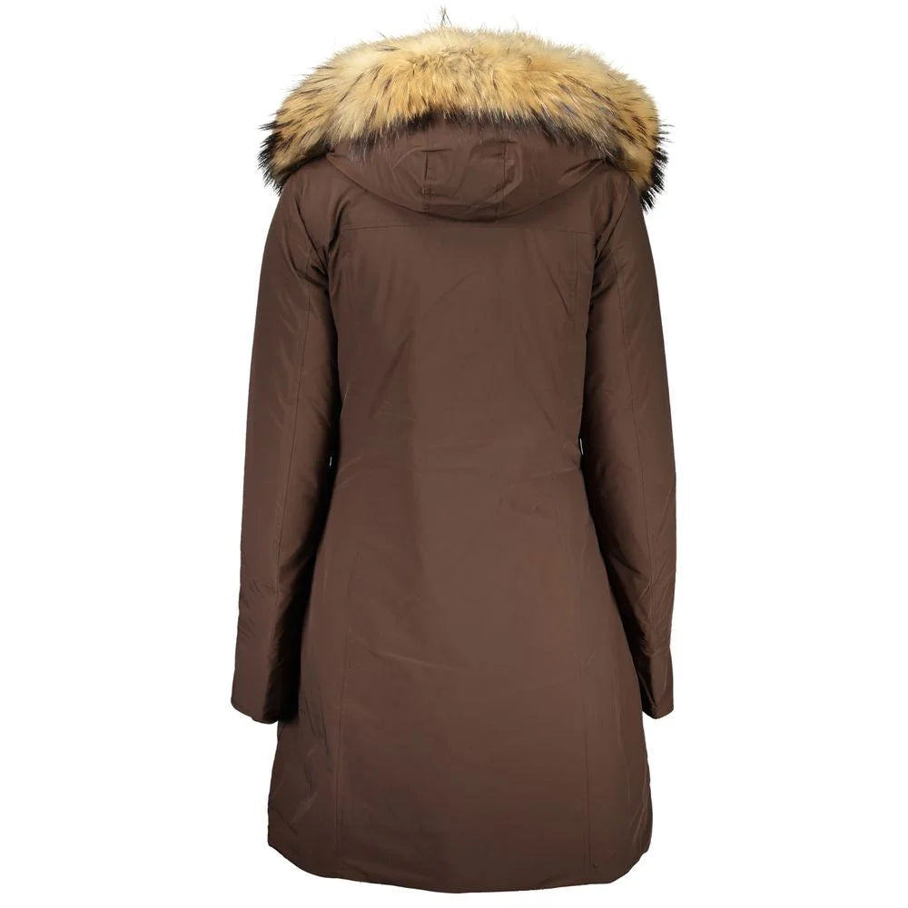 Woolrich Brown Cotton Jackets & Coat - L