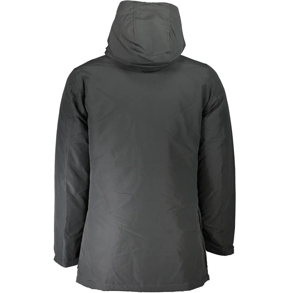 Woolrich Gray Cotton Men Jacket - XXL - Parkas