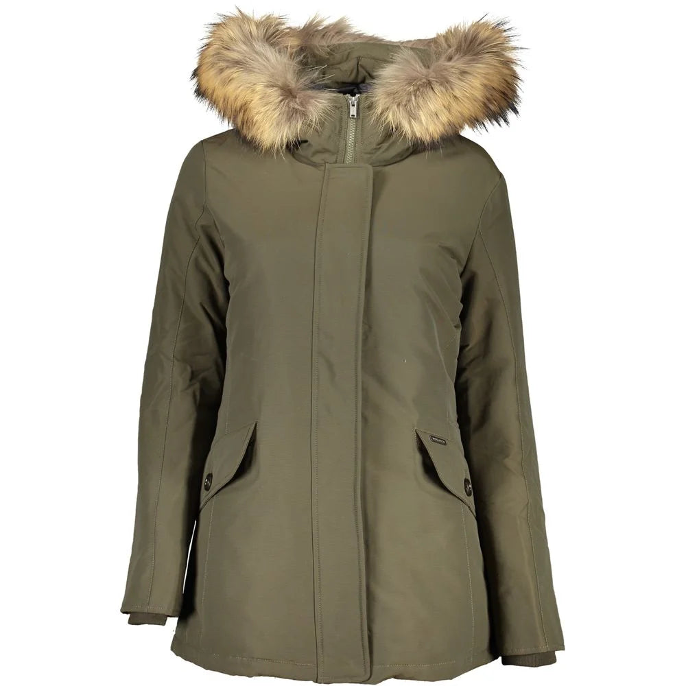 Woolrich Verde Cotton Women Jacket - XL