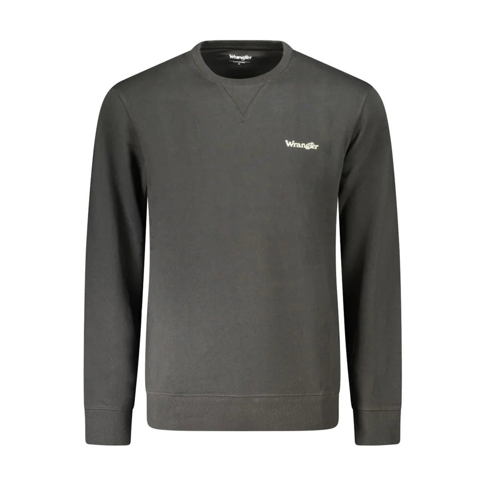 Wrangler Black Cotton Men Sweater - Sweatshirts