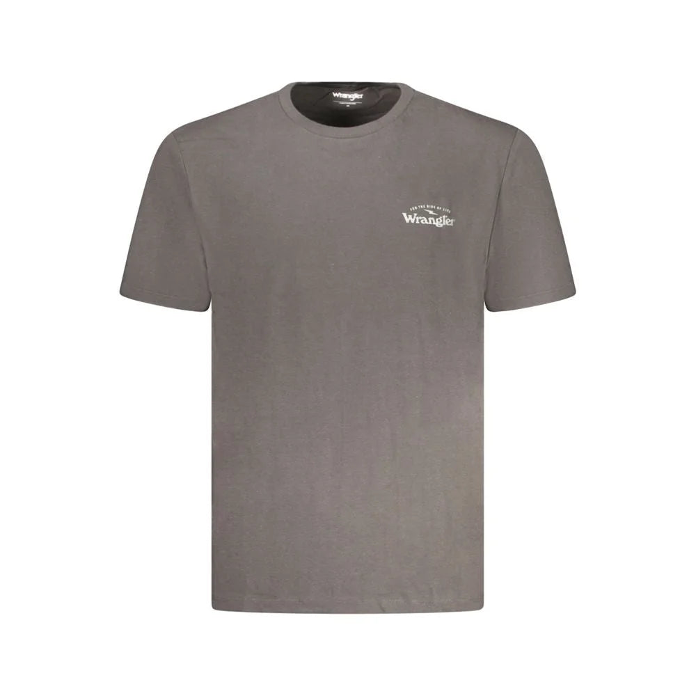 Wrangler Black Cotton T-Shirt - T-Shirts
