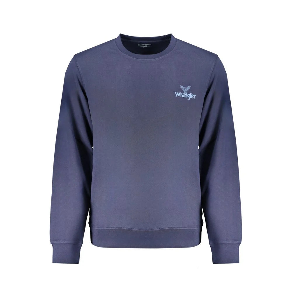 Wrangler Blue Cotton Men Sweater - Sweatshirts