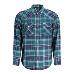 Wrangler Green Cotton Shirt - Shirts