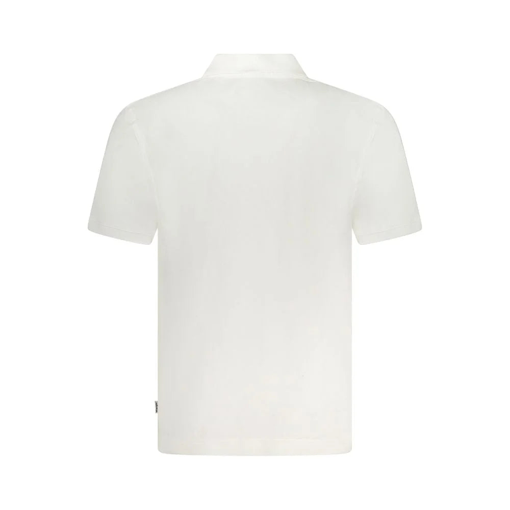 Wrangler White Cotton Polo Shirt