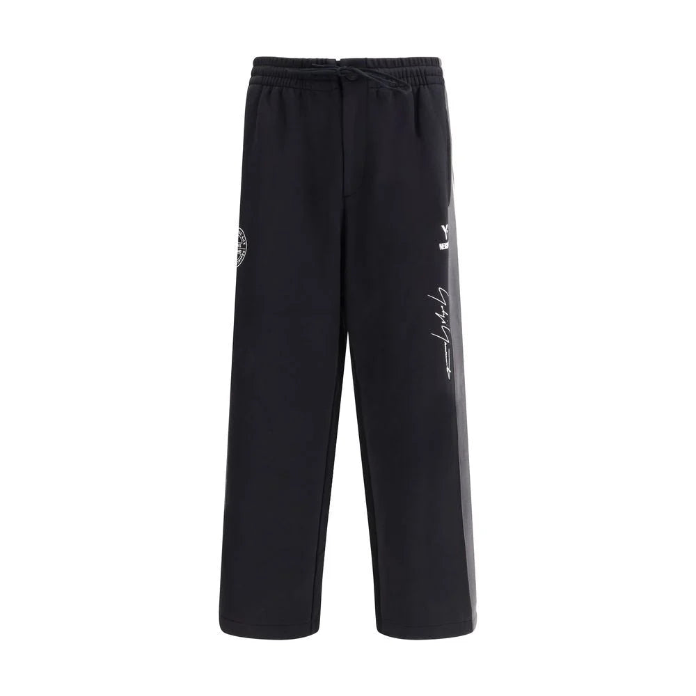 Y-3 Black Cotton Joggers (Workout Pants) - Joggers