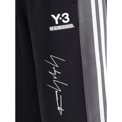 Y-3 Black Cotton Joggers (Workout Pants) - Joggers