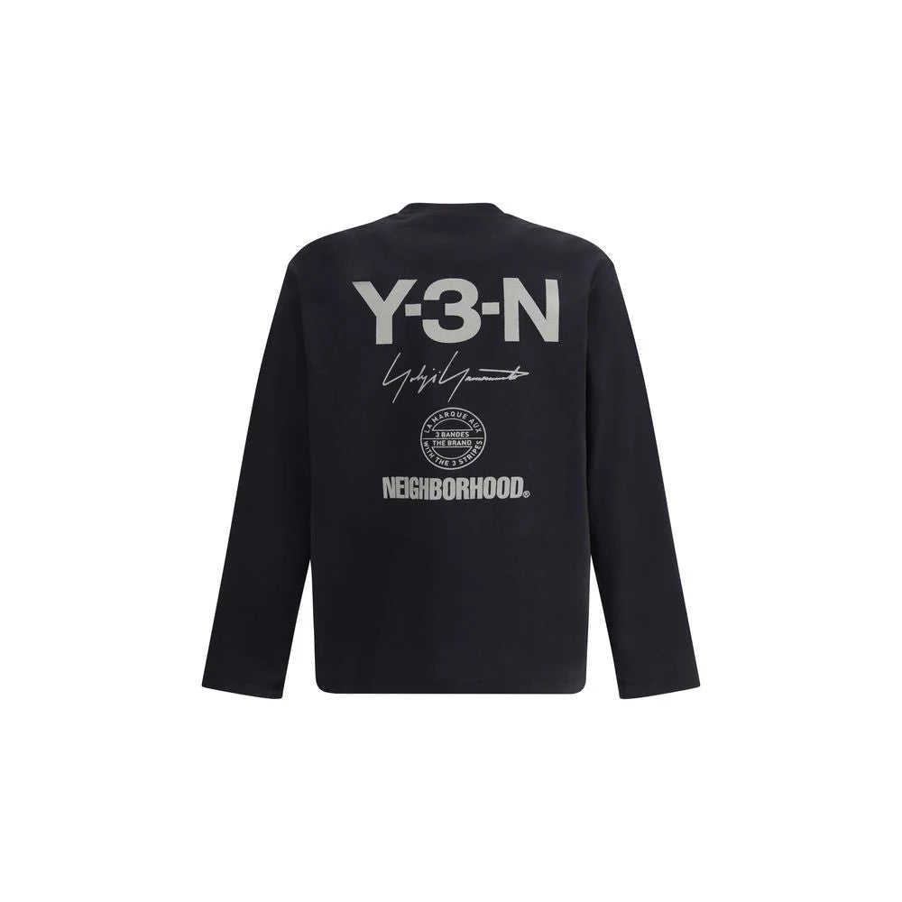 Y-3 Black Cotton Longsleeve Shirt - Shirts