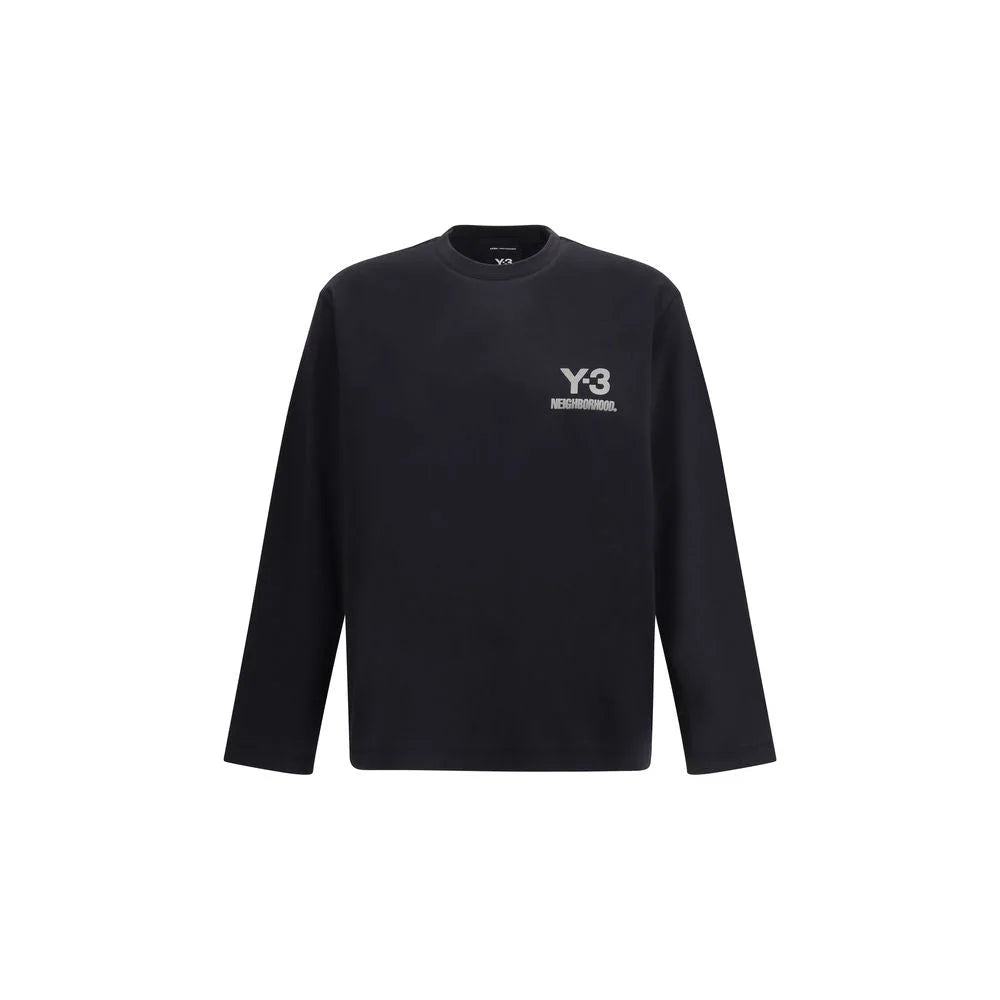 Y-3 Black Cotton Longsleeve Shirt - Shirts