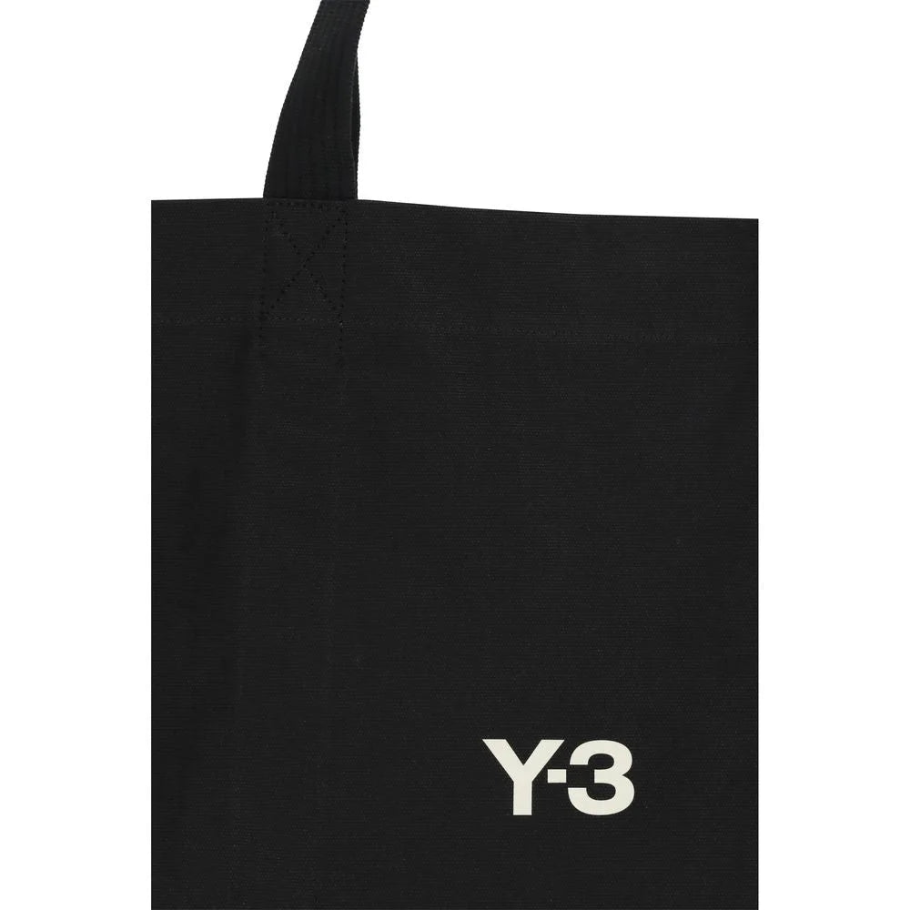 Y-3 Black Cotton Shoulder Bag