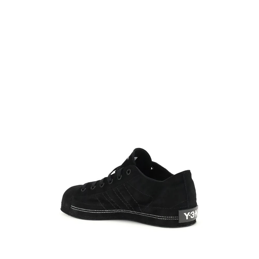 Y-3 Black Leather Low Top Sneakers - Sneakers