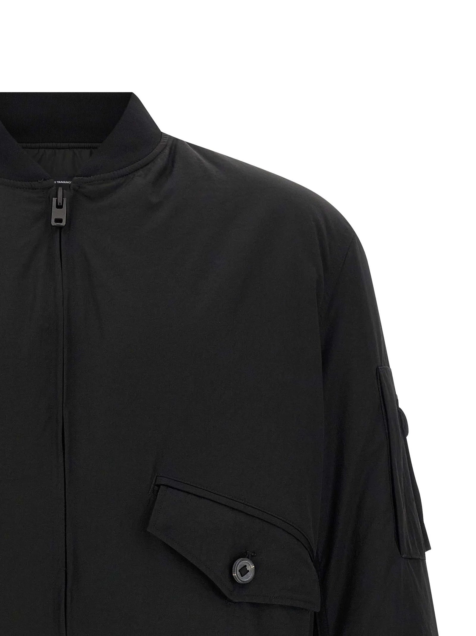 Y-3 Black Polyamide Bomber