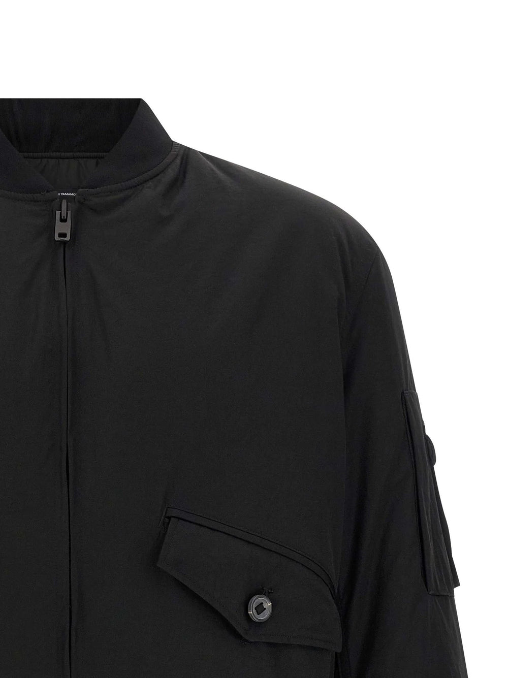 Y-3 Black Polyamide Bomber