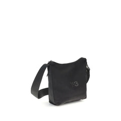 Y-3 Black Polyester Shoulder Bag