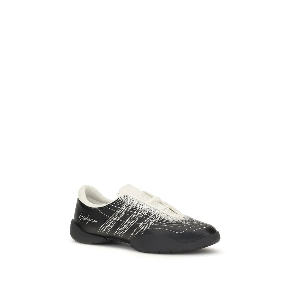 Y-3 Black Rubber Athletic Sneakers