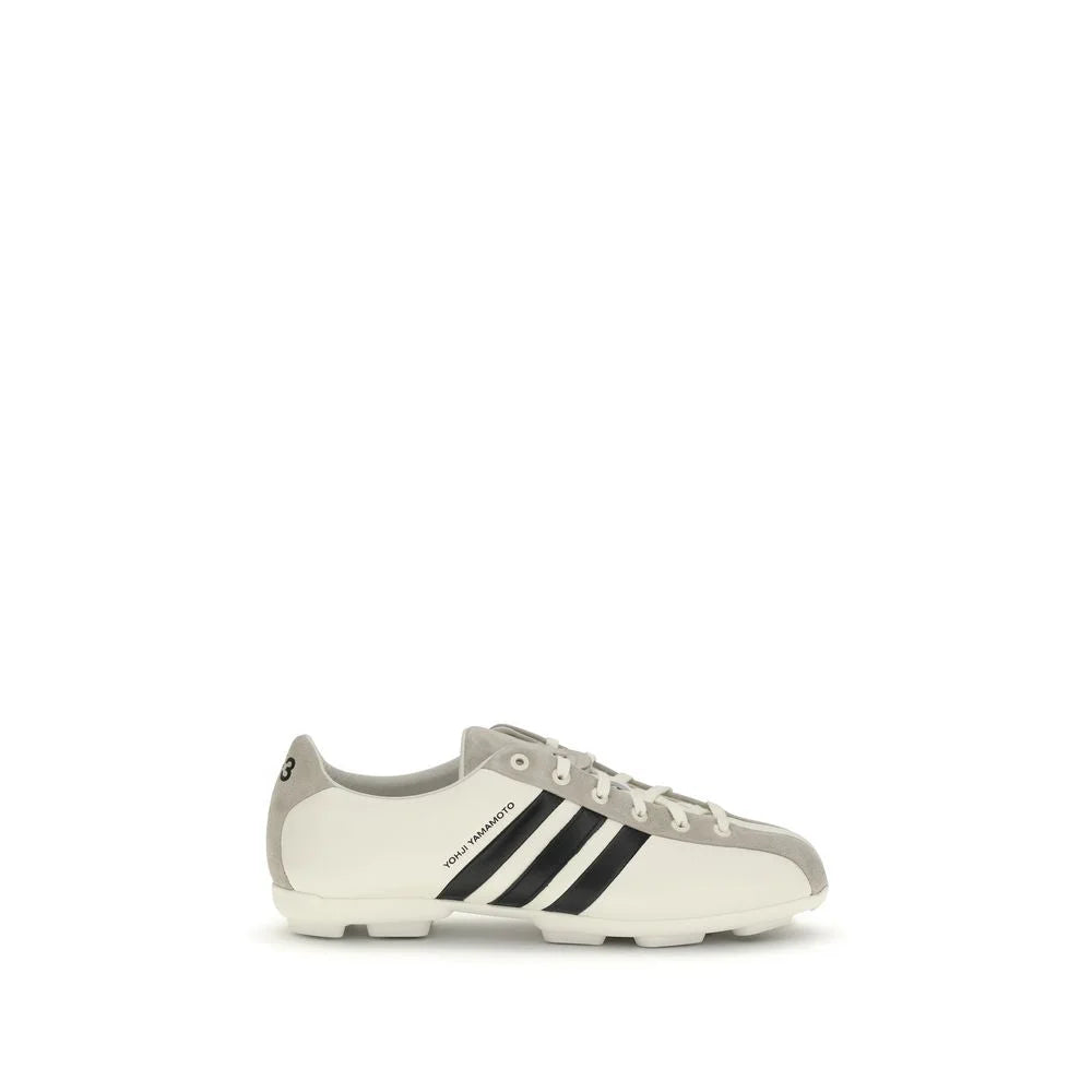Y-3 White Calf Leather Bos Taurus Athletic Sneakers - Sneakers