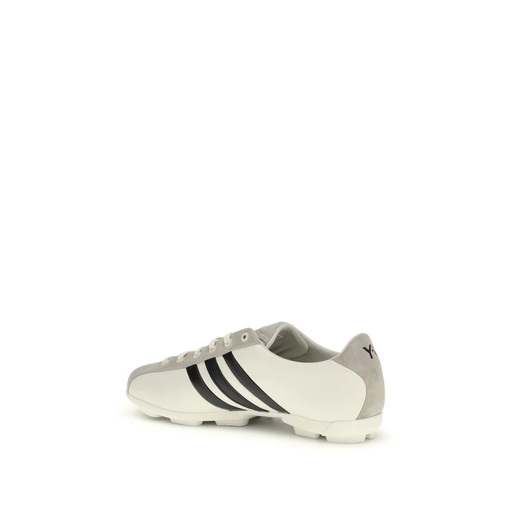 Y-3 White Calf Leather Bos Taurus Athletic Sneakers - Sneakers