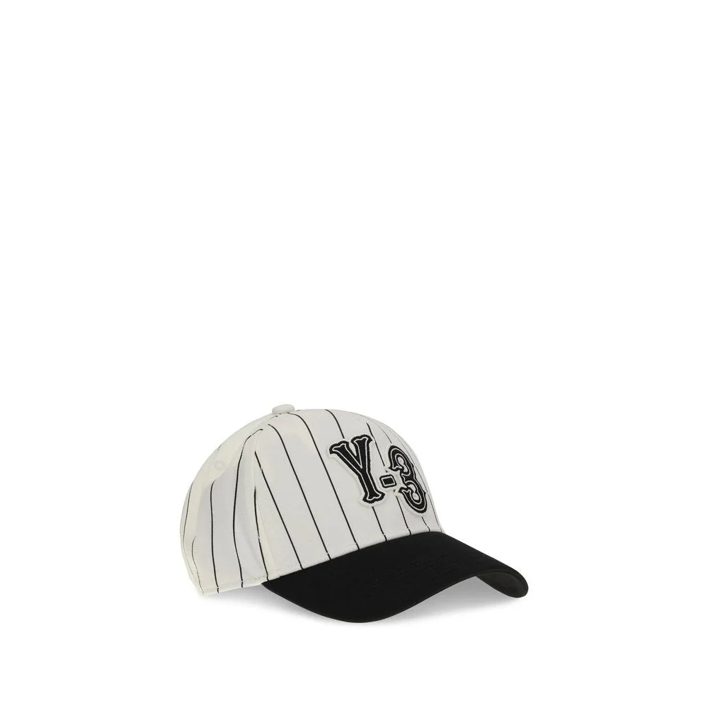 Y-3 White Polyester Cap (Baseball Hat) - UNI