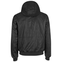 Yes Zee Black Polyethylene Men’s Jacket - Bomber Jackets
