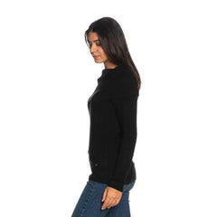 Yes Zee Black Viscose Sweater - Sweaters