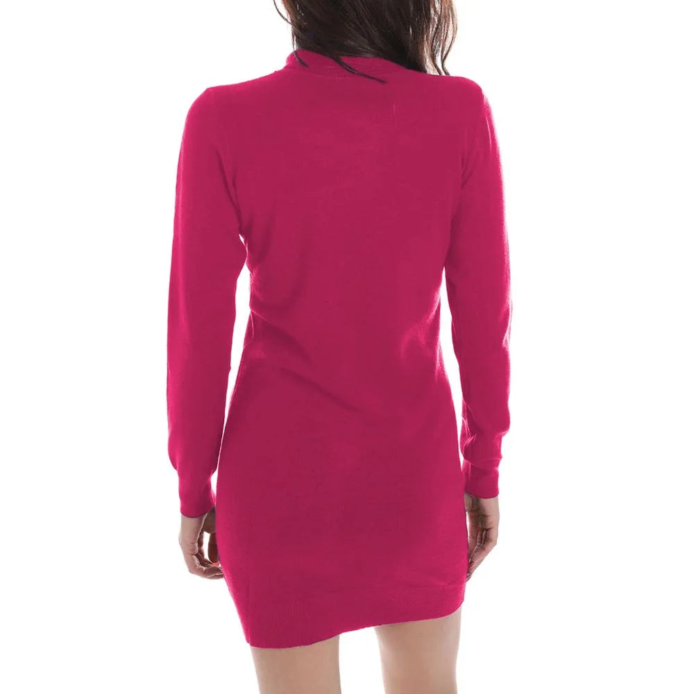Yes Zee Fuchsia Viscose Dress - XS - Dresses
