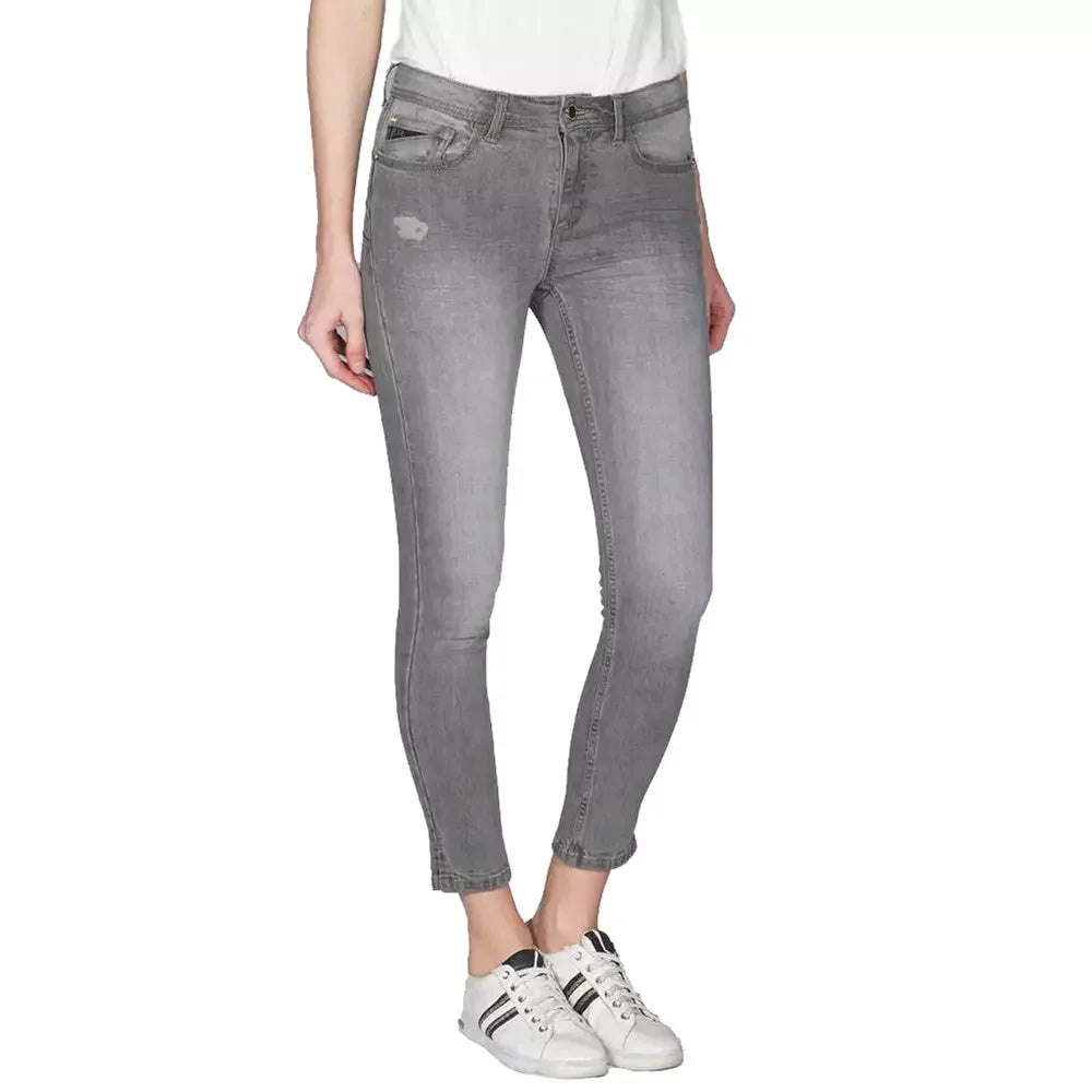 Yes Zee Gray Cotton Women’s Jeans - Jeans