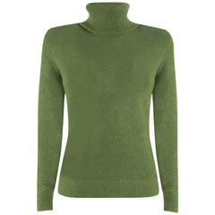 Yes Zee Green Viscose Sweater - Sweaters