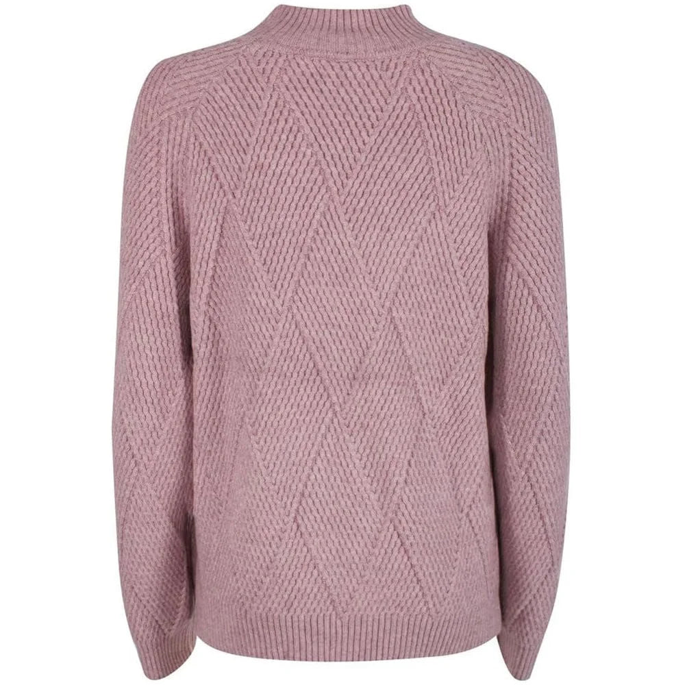 Yes Zee Pink Marabou Sweater - Sweaters