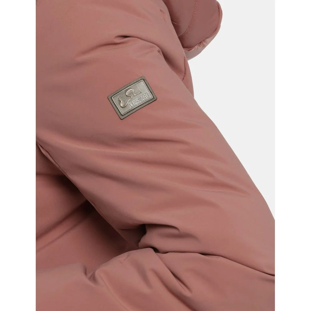 Yes Zee Pink Nylon Jackets & Coat - XXL
