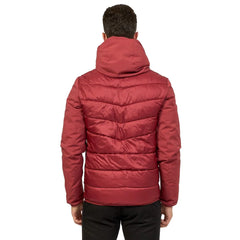 Yes Zee Red Nylon Men Jacket - M - Puffer Jackets
