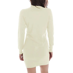 Yes Zee White Viscose Dress - Dresses
