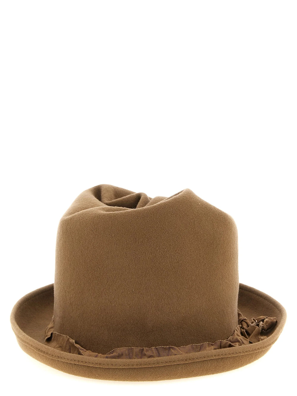 Yohji Yamamoto Beige Wool Fedora