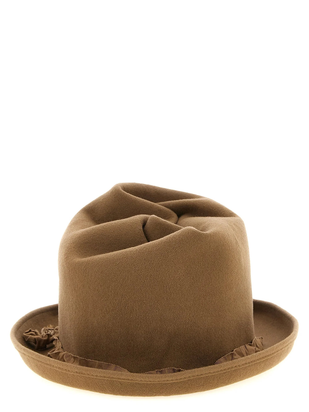 Yohji Yamamoto Beige Wool Fedora