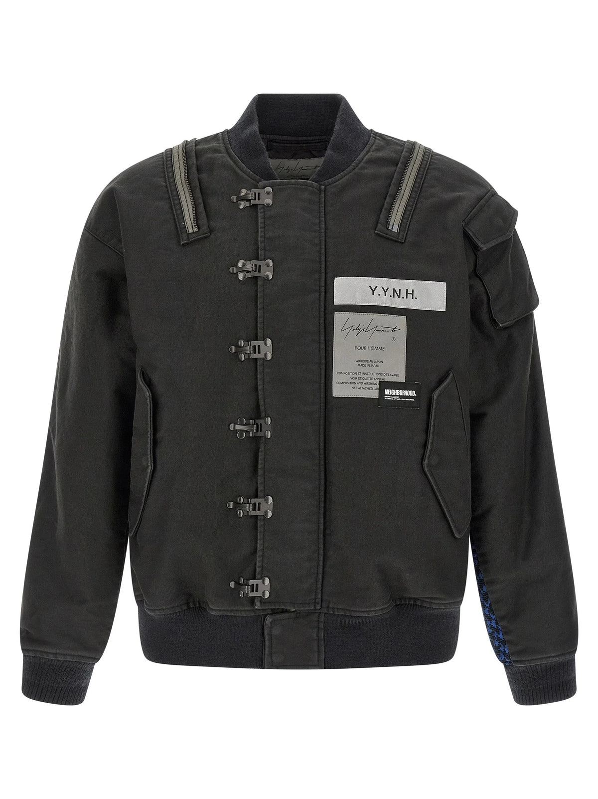 Yohji Yamamoto Black Cotton Bomber